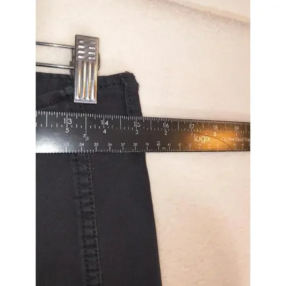 FREE PEOPLE Black Flare Elastic Waist Pull On Pants Women's Size 29 - Picture 4 of 5